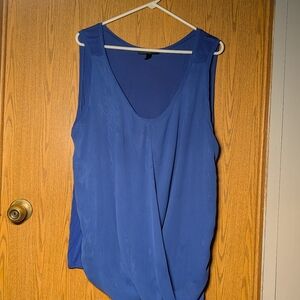 Blue Sleeveless Women's Top